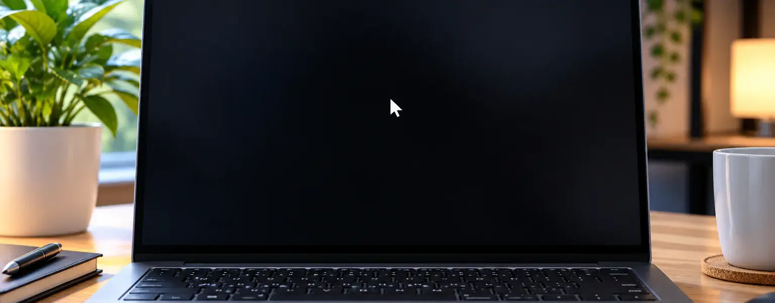 Windows 11 schwarzer Bildschirm nach Anmeldung mit sichtbarem Mauszeiger