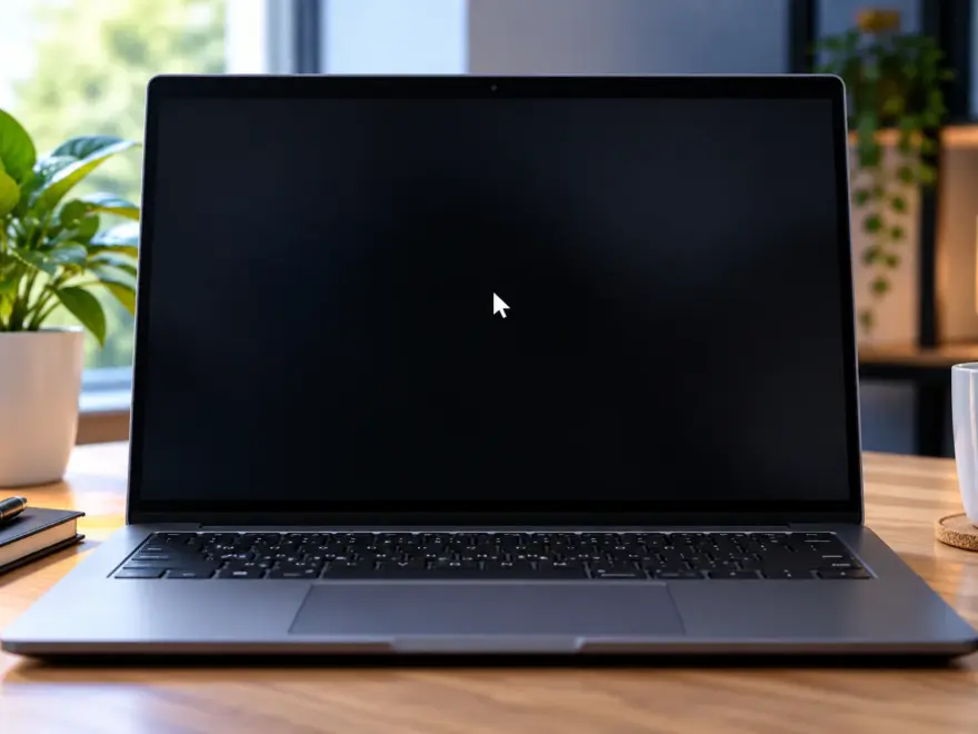 Windows 11 schwarzer Bildschirm nach Anmeldung mit sichtbarem Mauszeiger