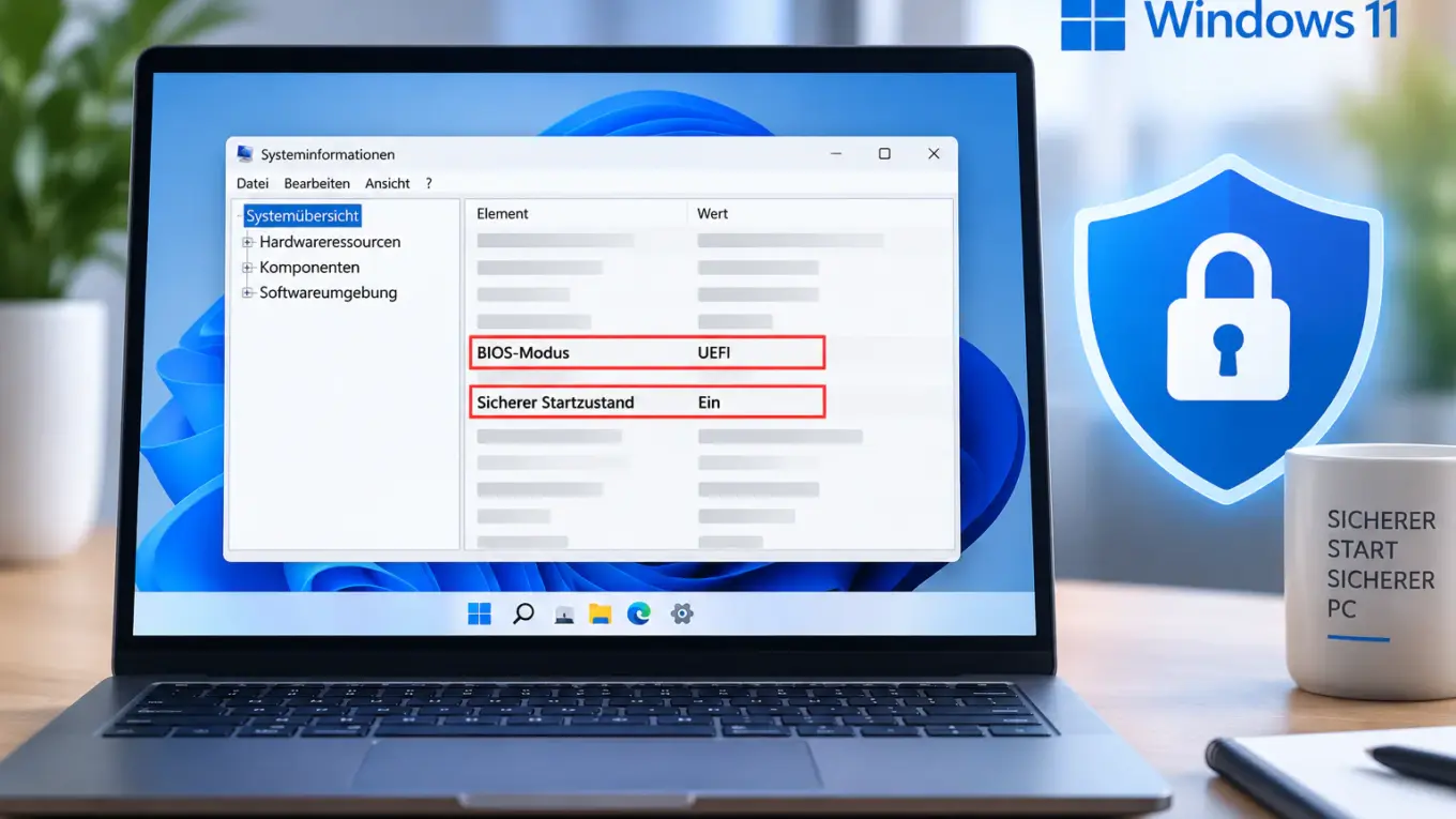 Secure-Boot-Status prüfen unter Windows 11