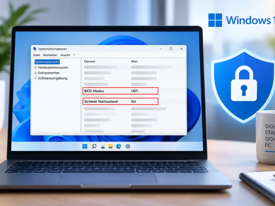 Secure-Boot-Status prüfen unter Windows 11
