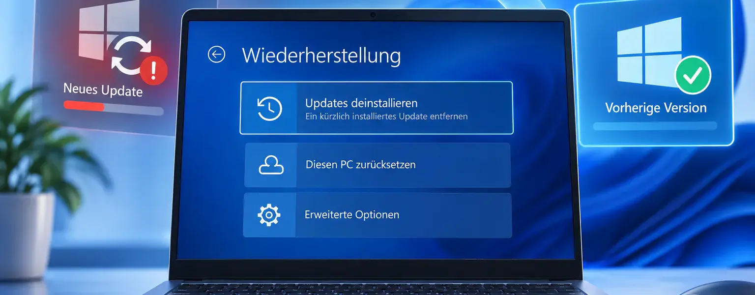 Vorherige Windows-Version nach einem Update wiederherstellen