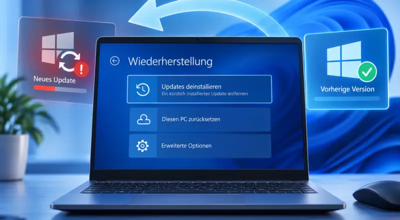 windows rollback beitragsbild Vorherige Windows-Version nach einem Update wiederherstellen