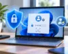 Illustration zum Administrator Protection Schutz in Windows 11 mit Windows Hello und geschützten Administratorrechten