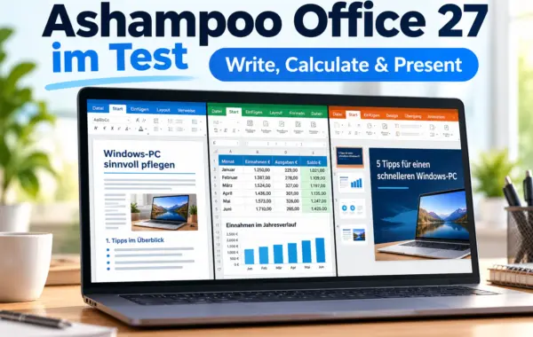 Ashampoo Office 27 im Test mit Write, Calculate und Present