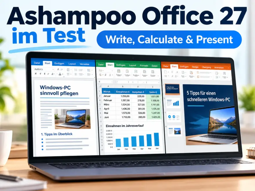Ashampoo Office 27 im Test mit Write, Calculate und Present