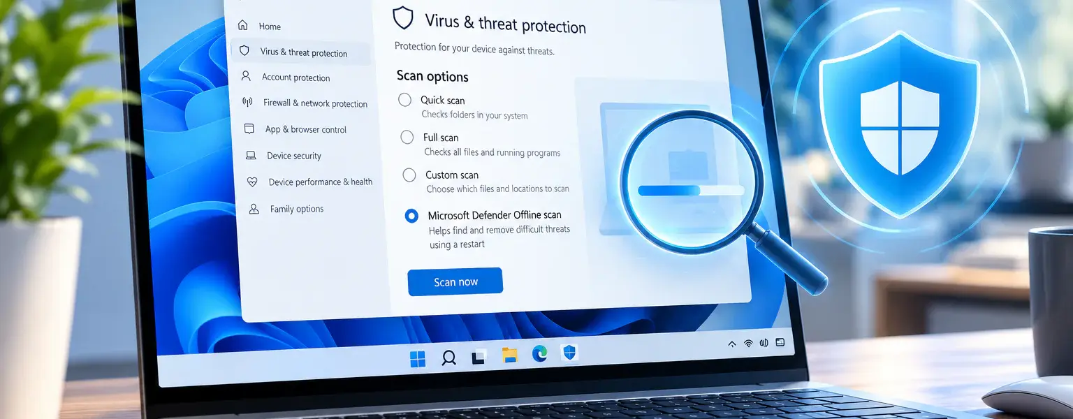 Windows Defender Offline-Scan unter Windows 11
