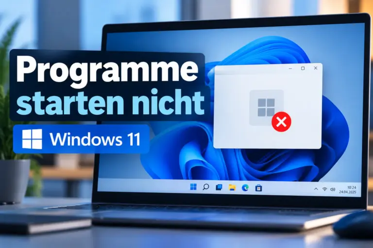 Windows 11 – Programme starten nicht und zeigen ein Fehlersymbol