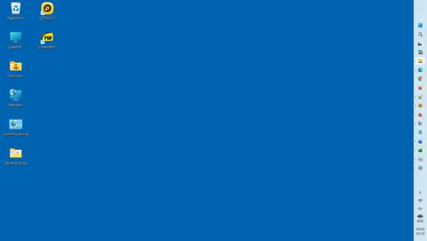Vertikale Taskleiste rechts in Windows 11