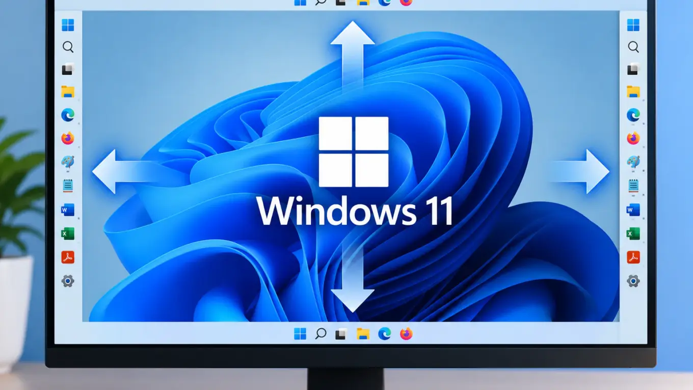 Windows-11-Taskleiste an den Bildschirmrand verschieben