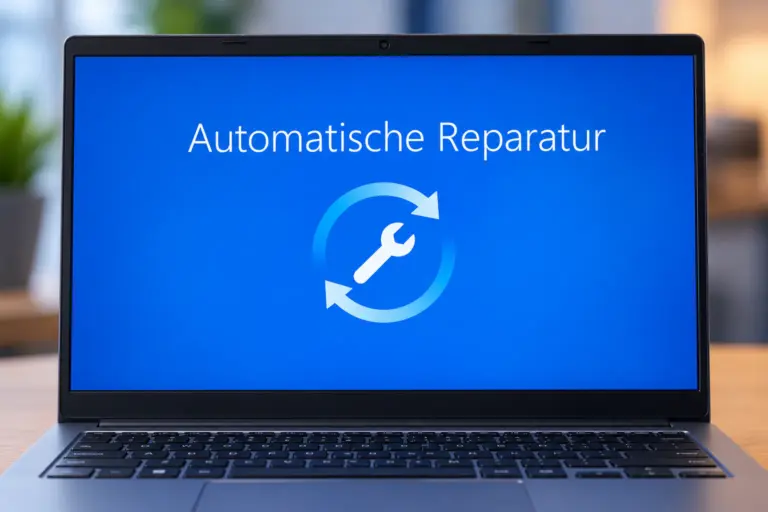 Windows 11 automatische Reparatur in Endlosschleife auf einem Laptop