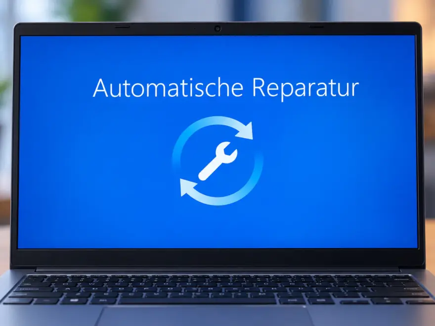 Windows 11 automatische Reparatur in Endlosschleife auf einem Laptop