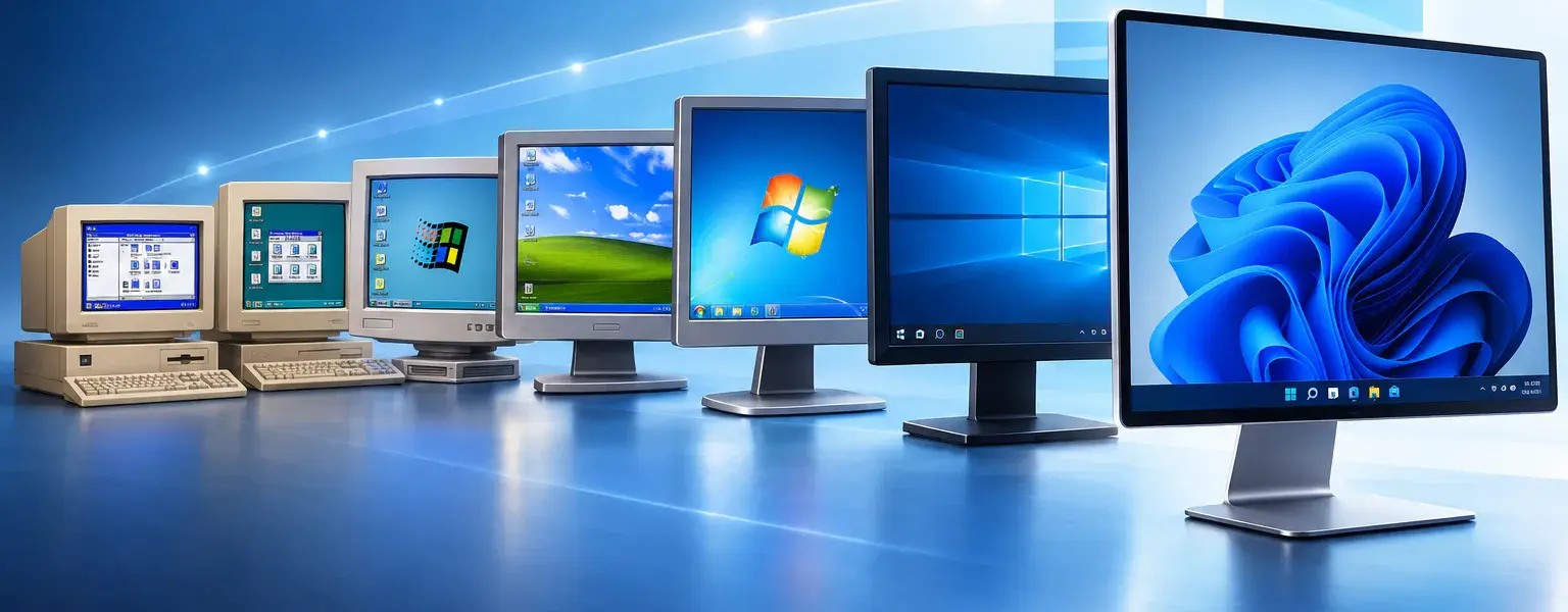 Entwicklung der Windows-Betriebssysteme bis Windows 11