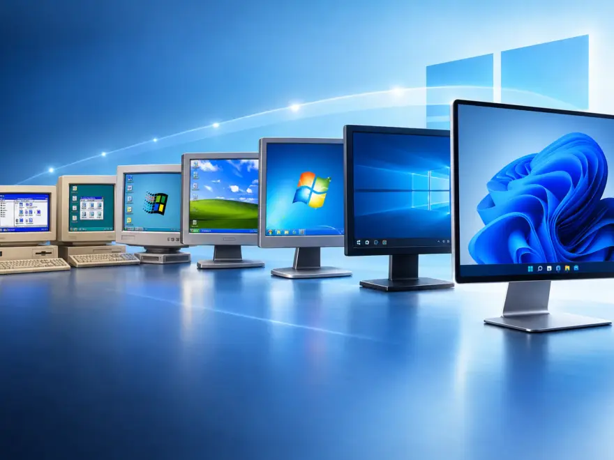 Entwicklung der Windows-Betriebssysteme bis Windows 11