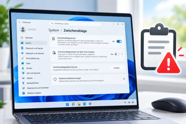 Problem mit der Zwischenablage unter Windows 11