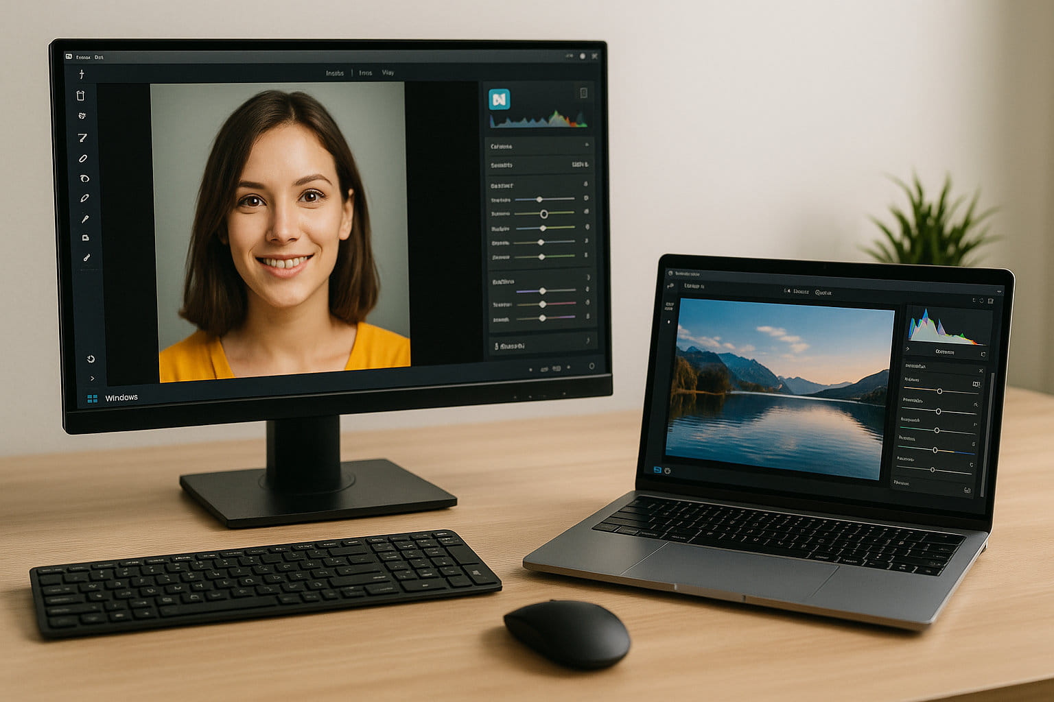 KI-Fotobearbeitung unter Windows